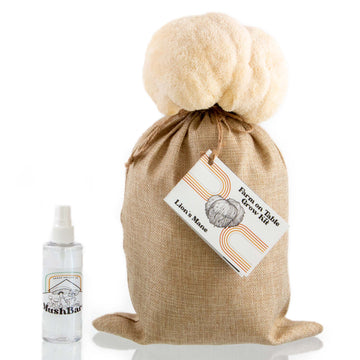LionsMane LionsManeMushroom LionsManeMushroomGrowKit MushroomGrowKit MushroomGrowingKit MushroomSpawn MushroomProducts GrowMushroomsAtHome